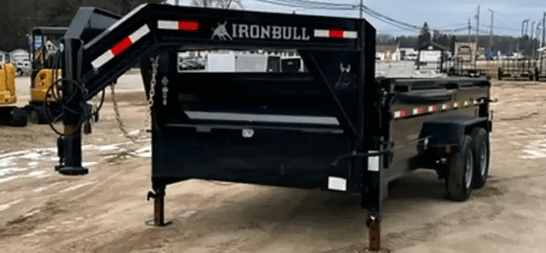Iron Bull 7’x16′ Gooseneck Dump Trailer Blowout Sale!